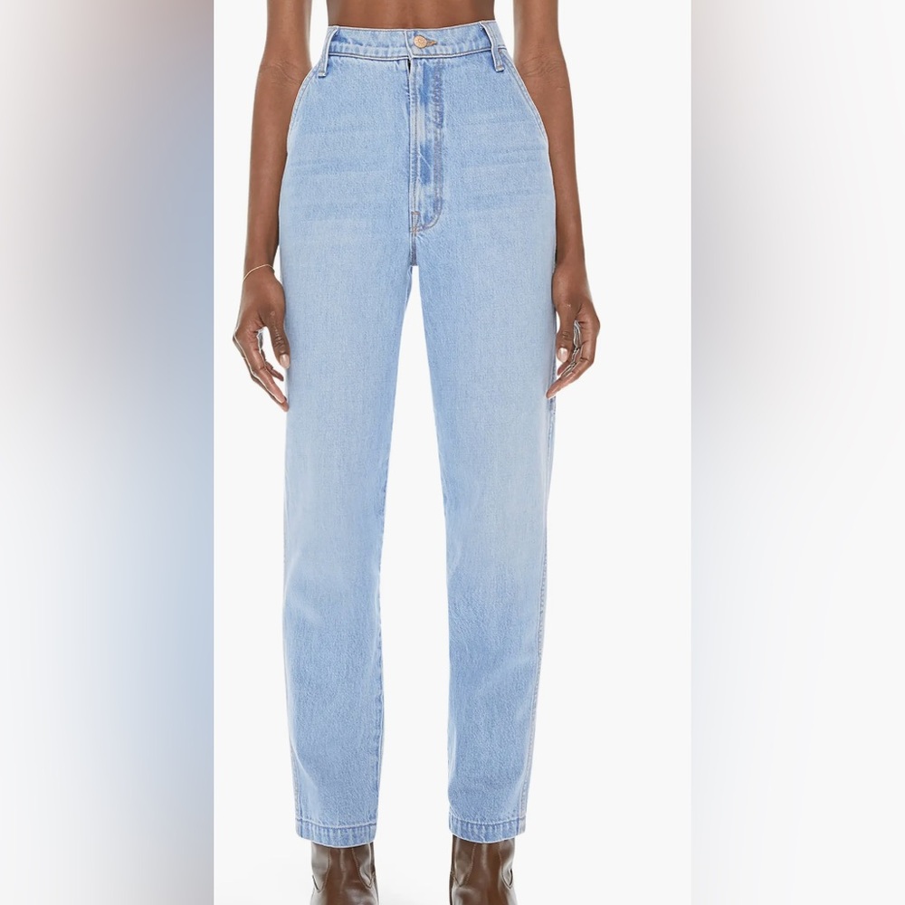 MOTHER High Waist Twizzy Utility Tapered Jeans